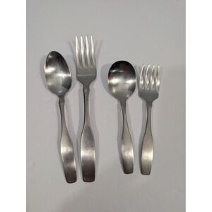 Community Stainless Kids Flatware Set 4pc Child Toddler Fork Spoon Silverware
